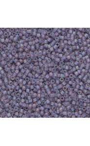 Miyuki delica Beads 11/0 - Matted transparent light amethyst ab DB-870